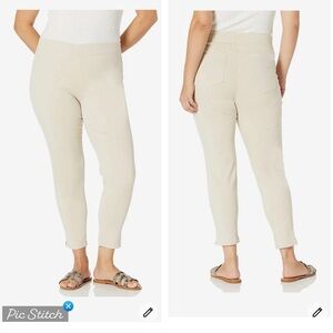 NYDJ Pull On Skinny Ankle Jeans in Feather